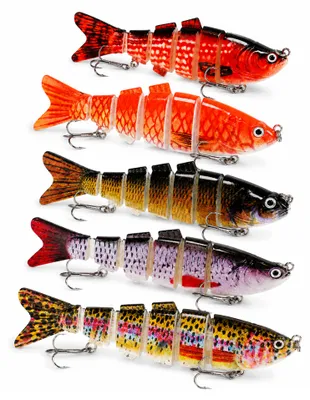 Imagen del producto de Set de swimbaits Fish-Xpro - 5 piezas - 10 cm - 17 g - Hundimiento