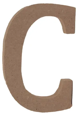 Immagine prodotto di Lettera artigianale C Lettera di legno per l'artigianato Lettera di legno