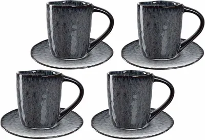 Produktbild von Leonardo MATERA Espresso Set anthrazit 8-teilig