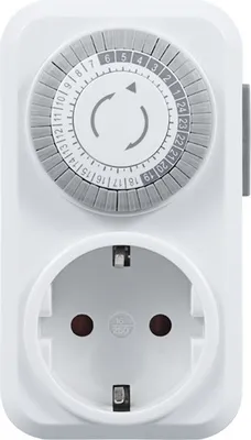 Produktbild von INF Timer-Steckdose, steckbarer mechanischer Timer, Energieeinsparung 30 Minuten bis 24 Stunden