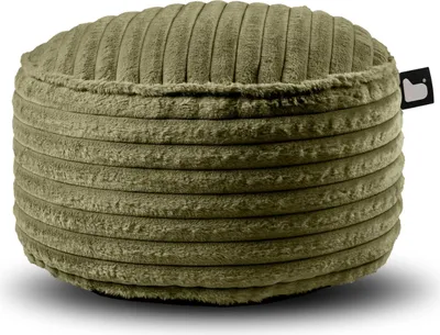 Imagen del producto de Extreme Lounging - b-poufe cordón - forma redonda - para interiores - tejido suave y cómodo, 60x40 cm - color verde (Fern)