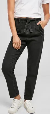 Immagine prodotto di Urban Classics Donna Vita Alta Maglia Denim Chino nero - 27