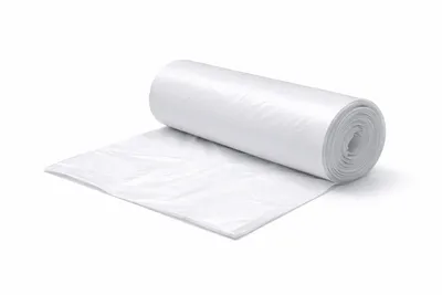 Image de Sacs poubelle RyanPack sans poignées, en LDPE, 60 × 72 cm, 18 µ, blancs – 800 pièces par carton