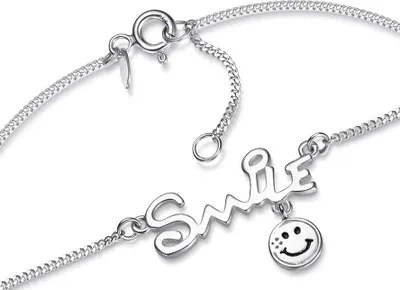 Produktbild von SILBERKETTEN STORE Fußkette Panzerkette 1,4mm "Smile" - 925 Silber, Länge wählbar - 25cm