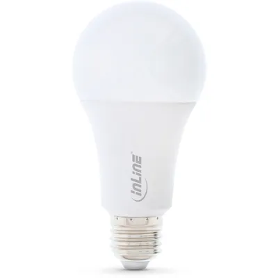 Produktbild von InLine SmartHome LED Lampe RGB E27, 900LM, Drinnen, 100-240 V, A, 10 kWh, 78 mm, 135 mm