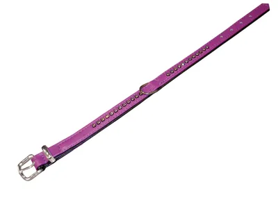 Produktbild von Nobby Halsband "Crystal" flieder/schwarz 27cm (18-23cm)