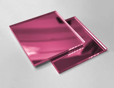 Immagine prodotto di Set di 30 piccoli specchi quadrati (3x30x30 mm, viola)