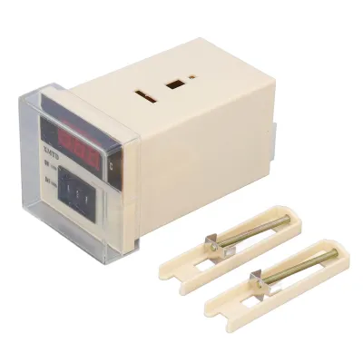 Obrázek produktu pro AC 220V E Typ Nastavitelný regulátor teploty LCD Digitální termostat 0-399 ℃ XMTD-2001