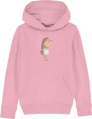 Produktbild von Mr. & Mrs. Panda Kinderpullover Igel Wein 7-8 Jahre (122/128) - Baumwolle Pink - Geschenk, Spruch, Pullover, Lustige Sprüche, Sweater, Hoody, Hoodie, Sweatshirt, Weinglas