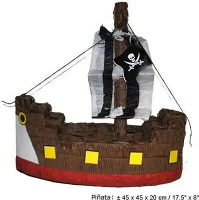 Produktbild von Pinata "Piraten Schiff" | 45x20x45cm