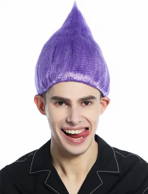 Produktbild von WIG ME UP Perücke lila toupiert Troll Elf CW-057-P08