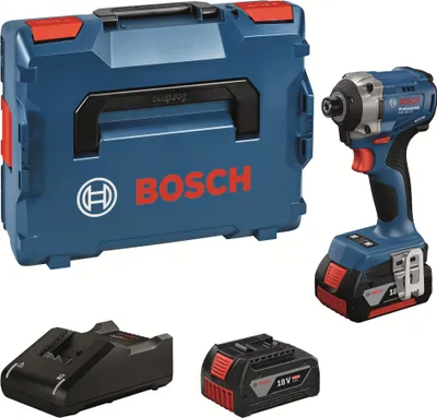 Produktbild von Akku-Drehschlagschrauber GDR 18V-215, 2 x Akku GBA 18V 4.0Ah, L-BOXX 136
