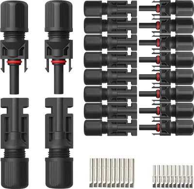 Produktbild von Solarstecker für Solarkabel Solar PV Stecker Kupplung Buchse 1500V/40A 4mm² 6mm²Typ:10-Paar