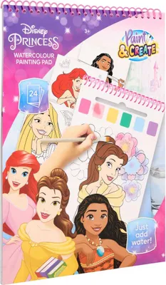 Immagine prodotto di Canenco Disney Princess - Wasserfarben-Malbuch