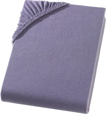 Produktbild von Spannbettlaken 180x200 cm - 200x220 cm - Anthrazit / Dunkel Grau - Jersey Wasserbett Boxspringbett Übergröße
