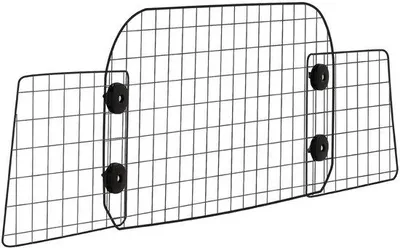 Produktbild von Tiergitter für Autos – Hundegitter – Sicheres Reisen – Verstellbar und ohne Werkzeug – Bis 168 cm – Schwarz