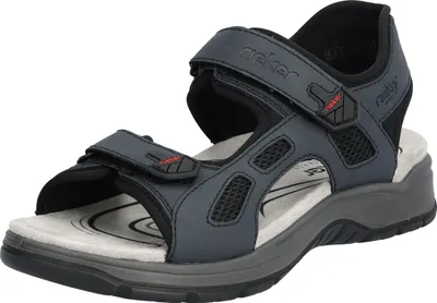 Produktbild von Rieker Trekkingsandalen - Denim / Schwarz Kunstleder : 41 : Normal Größe: 41 Weite: Normal