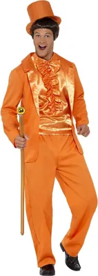 Image de Smiffys - Ensemble de costume "90s Stupid" pour homme SM2083 (XL Regular) (Orange)