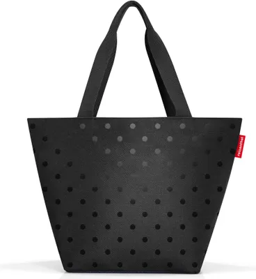 Produktbild von reisenthel shopper M glossy dots black