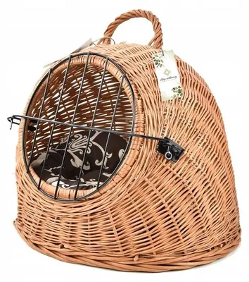 Produktbild von Sklep Wiklinowy Weidenkorb Haustier 40cm mit Kissen