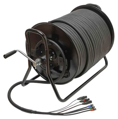 Produktbild von Hybrid Kabel | 3 x BNC + 2 x XLR 3-pol + XLR 4-pol male / 3 x BNC + 2 x XLR 3-pol + XLR 4-pol female, NEUTRIK® | 50,00m