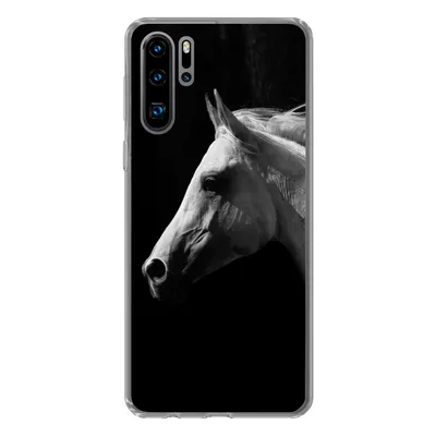 Produktbild von MuchoWow® Handyhülle Schutzhülle Hülle für Huawei P30 Pro Pferde - Tiere - Porträt Silikon Softcase Handy Hülle