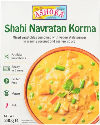 Produktbild von Ashoka Shahi Navratan Instant Korma 280g