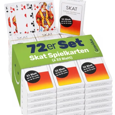 Produktbild von 72x32 Skatkarten Französisches Bild