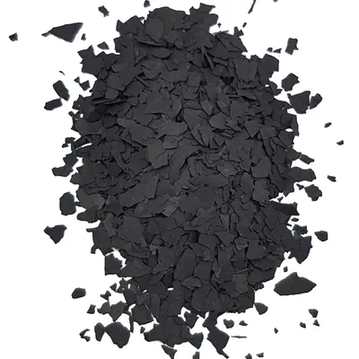 Produktbild von Farbchips für Epoxidharz Bodenbeschichtung Bodenfarbe Colorchips W750 Schwarz - 3kg