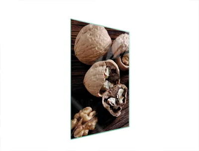 Produktbild von Herdabdeckplatte 35x52 Glaskeramikkochfeld Abdeckung Spritzschutz Glasplatte Deko Schneidebrett Erdnüsse Holz