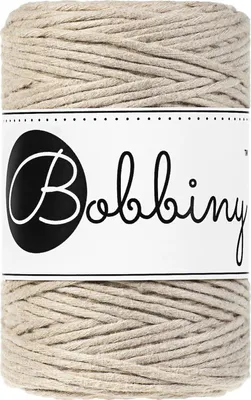 Obrázek produktu pro Bobbiny Macrame Cord 1,5 mm 100 m Beige Šňůra
