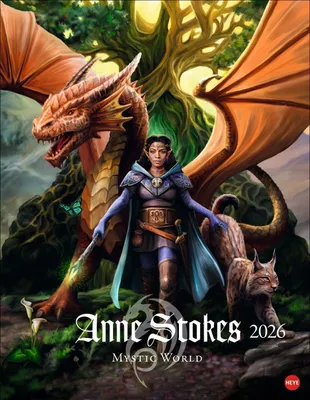 Produktbild von Anne Stokes: Mystic World Posterkalender 2026