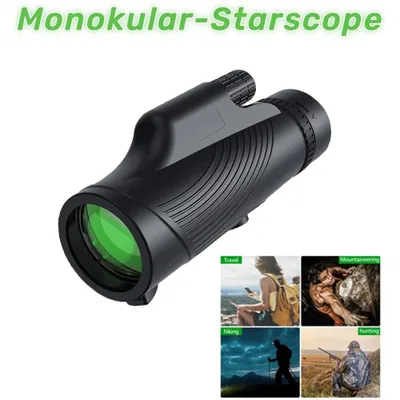 Obrázek produktu pro Monokulární dalekohled HD 10 x 42 Monokulární dalekohled pro dospělé, pozorování ptáků a pobyt v přírodě