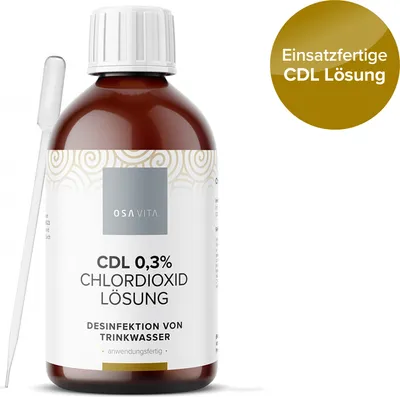 Produktbild von OSAVITA® CDL Chlordioxid 0,3% Lösung zur Trinkwasseraufbereitung (250 ml)