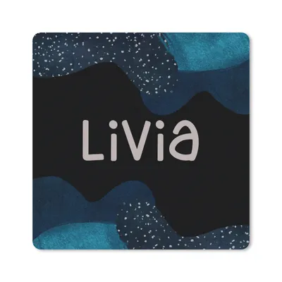 Produktbild von MuchoWow® Mauspad Mousepad Livia - Pastell - Mädchen 20x20 cm - Mousepads - Maus Mat - Pad - Mausunterlage - Desk Mat - Bureauartikeln