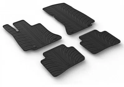 Image de Tapis de sol en caoutchouc Gledring pour Mercedes Classe C 2022- (W206)