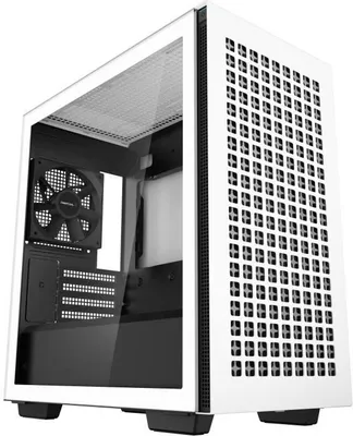 Produktbild von PC Gehäuse Mini-Tower, Deepcool CH370, Micro-ATX/Mini-ITX, 1x120mm Lüfter, USB 3.0, Tempered Glass, Weiß