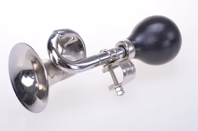 Produktbild von Ballhupe Fahrradhupe Fahrrad Lenker Hupe Ball Posthorn Horn verchromt