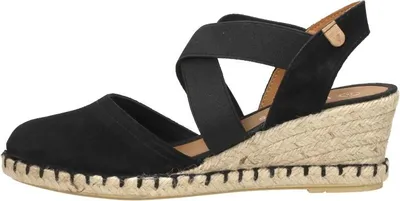 Image de Verbenas Mila  Sandalen Touwzool - Zwart - Maat 40