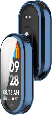 Produktbild von Schutzhülle für Xiaomi Smart Band 10, Bizon Case Watch Felipe, Blau