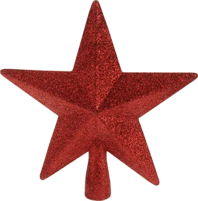 Immagine prodotto di 3.06 topper per albero di Natale 19 cm - Colore: rosso