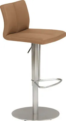 Produktbild von Barstuhl Mayer Sitzmöbel 1242 42 x 46 x 79 cm Edelstahl braun