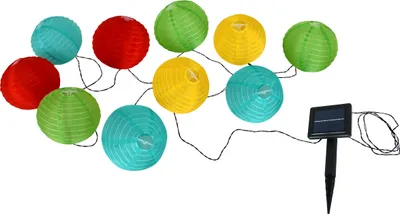 Produktbild von Lichterkette Outdoor Solar Gartenparty Lampions Partybeleuchtung Außen 5243361