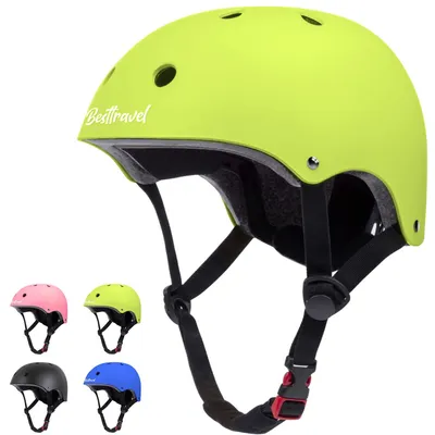 Zdjęcie produktu dla Kask rowerowy dla dzieci, regulowany, zielony, przeznaczony dla dzieci w wieku 3-8 lat, zapewniający ochronę