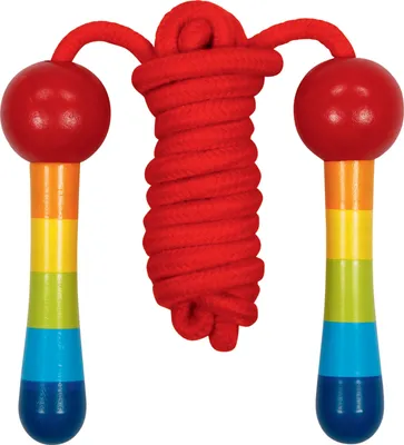 Produktbild von goki 63887 Švihadlo duha L= 2 m, plastové lano, barevné (2 m)
