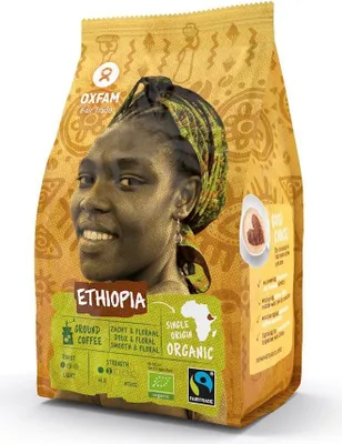 Zdjęcie produktu dla KAWA MIELONA ARABICA 100 % YIRGACHEFFE ETIOPIA FAIR TRADE250 g - OXFAM