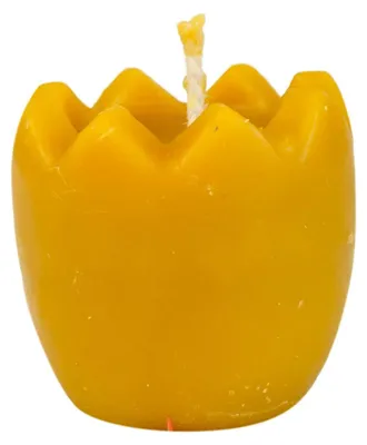 Immagine prodotto di Candela "Kwiatuszek", realizzata al 100% con cera d'api naturale