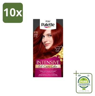 Produktbild von 10 x Poly Palette Haarfarbe 6-88 Robijnrot - 115 ml - Großpackung - 10 Stücke
