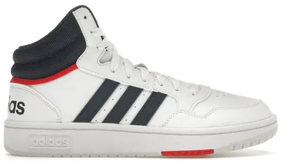 Produktbild von adidas Hoops 3.0 White Navy Red - EU 46 2/3