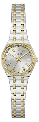 Imagen del producto de Reloj de pulsera Guess para mujer, modelo PIXIE GW0931L3, de acero inoxidable bicolor